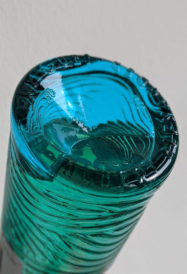 Mount Rigi Liqueur glass bottle design detail