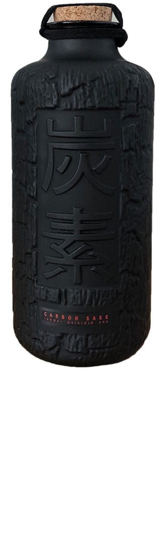Carbon Sake bottle design