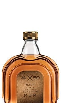 4X50 rum glass bottle design